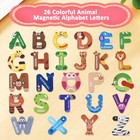 Magnetic Alphabet Letters For Toddlers Kids 26 Colorful Animal Fridge Magnets