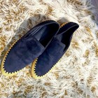Vince Navy Suede Espadrille Slip-on Flats New Never Worn Sz 8 5