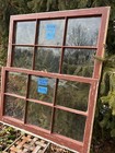 2 - 32 X 20-19 Vintage Window Sash Old 6 Pane Top   Bottom Frame From 1970s