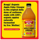 Bragg Organic Apple Cider Vinegar With The Mother  Raw And Unfiltered  32 Fl Oz