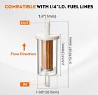 10 Pack Fuel Filter For 845125 695666 691035 493629 14469b 30 Micron 1 4 Gas