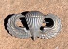 Us Army Ww2 Parachute Jump Wings Badge Airborne Sterling Pin Back 1 5 