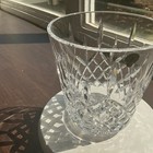 Waterford Crystal Lismore Ice Bucket With Tongs Ireland With Box