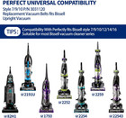 Bissell Vacuum Replacement Belt 3031120 For Powerforce Helix   Cleanview  2 Pack