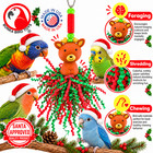 Bonka Bird Toys 3004 Christmas Rudolph Crinkle Festive Chew Shred Parrot Pet Toy