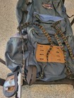 Vintage Jansport External Frame Hippie Hiking Camping Backpack    distressed Look   