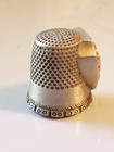 Vintage Pewter Thimble Reno Nevada Heavy Mint Condition Box6