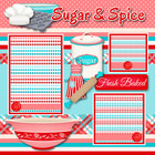 Sugar And Spice Premade Scrapbook Pages Paper Printed Layout Dbds