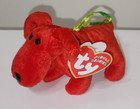 Ty Jingle Beanie Baby Rover The Red Dog 5  New Mwmts Ornament Plush Stuffed Toy