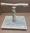 Manzanita Table Top Bird Perch 18 Inch Tall Parrot Training Perch Heavy Duty  10