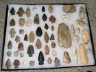 Lot Of Native American Arrowheads Points Artifacts 