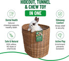 Tiny Paws Jumbo Willow Tunnel  For Guinea Pig  Rabbit  Bunny  Toys  Hideout Tunn
