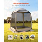 Uimoso Screen House Tent Pop Up Instant Gazebo Room 6x6 10x9 2 12x11 15x13 8 Ft