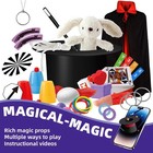 Magic Kit For Kids Magician Costume Beginner Magic Tricks Learning Set Education