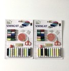 76 Pc   2 Set Of 38pc   Ideal Home Sewing Kit With Thread Spools  Needles   More