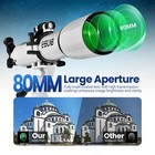 70080 Telescope 210x With Phone Adapter  Stargazing App For Kids Adults Gift