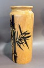 Vintage 1954 Artist Signed Turned Wooden Vase Planter Mid Century Studio Craft
