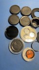 Lot Of 17 Camera Filters  Lens Caps   Adapters Canon Tamron Sunpak Mixed Sizes