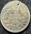 Canada - 1910 - 5 Cents -  9250 Sterling Silver Coin - King Edward Vii - Holed