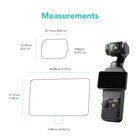 2 Sets Crystal Clear Hd Lcd Screen Protector For  Dji Osmo Pocket 3