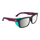 Spy Helm Tech Happy Bronze Platinum Black Purple Frame Spectra Mirror Lens