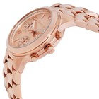 Michael Kors Runway Chronograph Quartz Rose Gold Dial Ladies Watch Mk7453