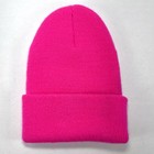 Carhartt Toddlers  Rubber Patch A18 Watch Hat Hot Pink