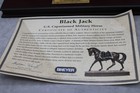 Read Breyer Horse Black Jack Us Caparisoned Limited Edition Statue Resin Rare