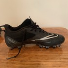 Nike Alpha Huarache 8 Pro Lacrosse Cleats Size 6 5 Preowned Black And Gray