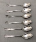 Vintage Lot 6 German Koch   Bergfeld 800 Sterling Silver  Demi Spoons 5  - 115g