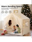 Tiny Land Kids Tent With Mat And Star Lights  Indoor Playhouse For Toddlers