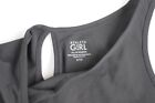 Athleta Girl All In Romper Black Active Shorts Jumpsuit Lightweight Size 12