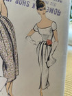Vintage 1950 s Vogue Special Design One Piece Dress Pattern Number 4848- Bust 31