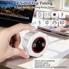 Pomodoro Timer Magnetic Kitchen Timer Angle Rotating Screen With Gravity Sensor