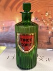 Antique Apothecary Rx Pharmacy Label Under Glass Bottle Tinct aconiti Drugstore