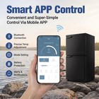 Rv Refrigerator 2 8 Cubic Feet 12v 24v 110v 2 Door Fridge With App Control