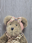 Boyds Bears Sophie Jane Gingerbeary Plush 10  Vintage Teddy Bear Stuffed Animal