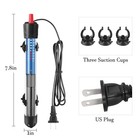 Hitop 25w 50w 100w 300w Adjustable Aquarium Heater  Submersible Glass Water   