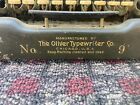 Antique Original Oliver Batwing Typewriter No  9