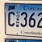 Connecticut Truck combination License Plate Pair      Ct Matching Tags C 362507