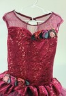 Weissman Ballet Costume Ballet Dress Tulle Tutu Burgundy Sequin Costume Size Mc
