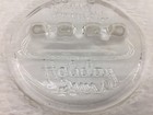 Holiday Inn Hotels Vintage Glass Cigarette Ashtray 1960s Vaulted 5   3 Slot