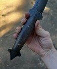 Ubr Custom Handmade High Carbon Steel Crescent Moon Dagger Knife With Sheath