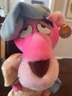 Pink Panther The Artist Vintage 1980 Plush 17  Figure With Stand