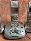 Panasonic Dect 6 0 Plus Kx-tg4021 Digital Cordless Phone  x3  Answering Machine