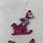 Vtg 3 Fruity Pebbles Dinosaur Figure Lot Cereal Premium Flintstones 1991 Dino S