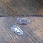 Brand New Authentic Rayban Eyeglasses Sunglasses Nose Pads Plug-in Type Silver
