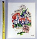 Harry Potter Hogwarts Premium Lithograph Poster Print 11  X 14  - New   Bonus