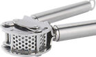 Rosle Stainless Steel Mincing Garlic   Ginger Press With Scraper 9-inch 12895