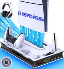 For Ps5 Pro slim ps5 Stand And Cooling Station With Controller Charging Station